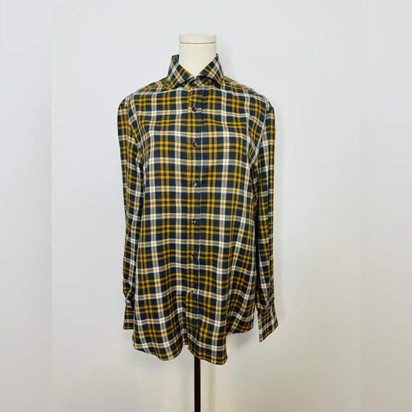 Brunello Cucinelli Plaid Button Up - Picture 5 of 11
